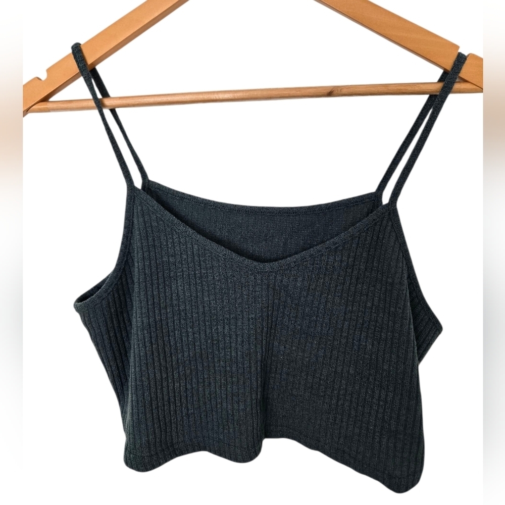 Teal Ribbed Spaghetti Strap Top And Shorts Size 2x